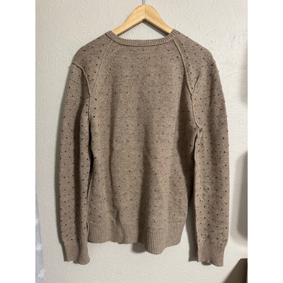 ALLSAINTS Hexen Dot Lambswool Blend Sweater Size Large - Picture 3 of 6